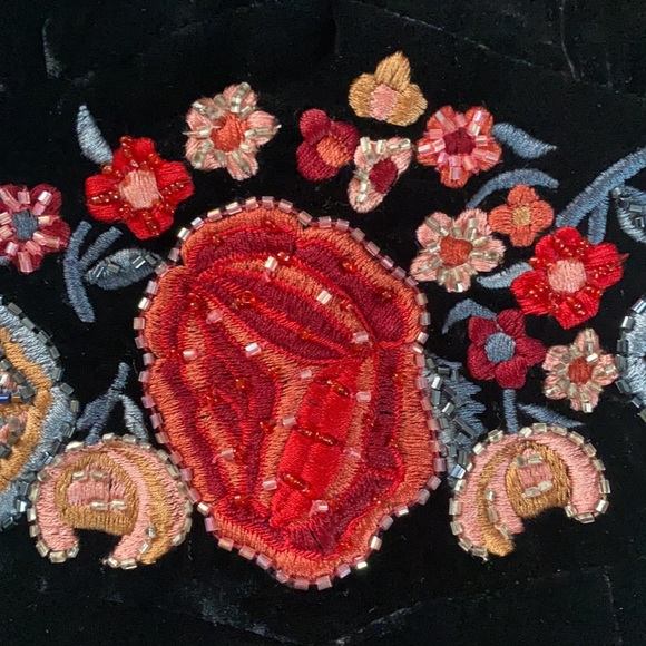 Nanette Lepore velvet embroidered top - Picture 7 of 7